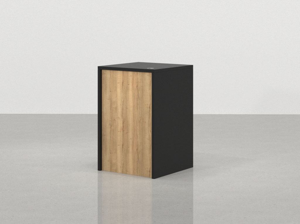 cabecera foster 1 modulo roble halifax natural negro